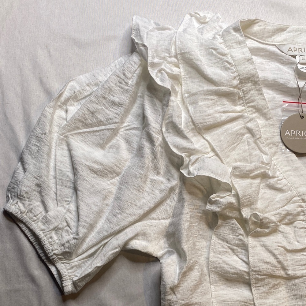 APRICOT‎ Ivory Ruffle Top - Picture 3 of 14